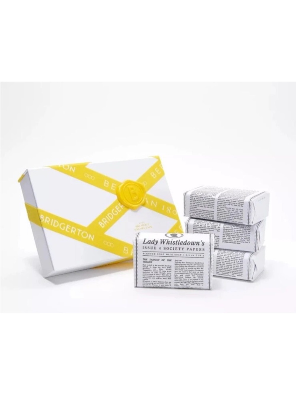 Beekman 1802 Bridgerton White & Yellow Goat Milk Soap Gift Box